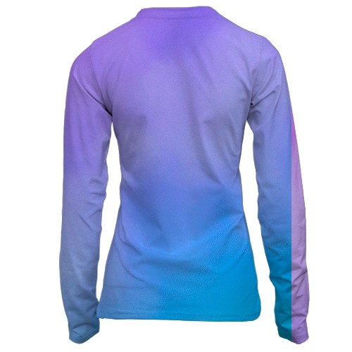 Женский 3D лонгслив HUNTRIX Kpop (вид сзади)