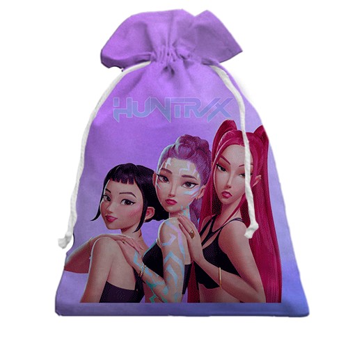 3D Подарунковий мішечок HUNTRIX Kpop (вид спереду)