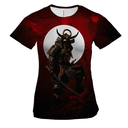 Женская 3D футболка Yasuke - AC Shadow (вид спереди)