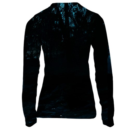 Жіночий 3D лонгслів Witcher IV - Dark Forest (вид ззаду)