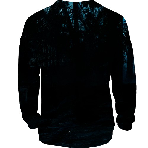 3D свитшот Witcher IV - Dark Forest (вид сзади)