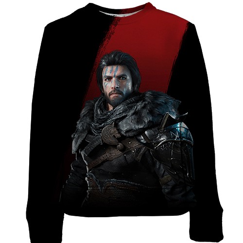 Детский 3D свитшот Crimson Desert (вид спереди)