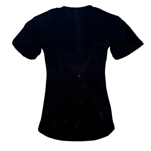 Жіноча 3D футболка STALKER у протигазі (вид ззаду)