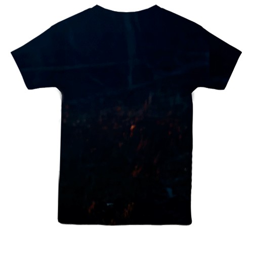 Детская 3D футболка STALKER в противогазе (вид сзади)