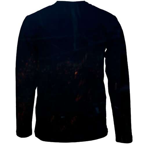 Дитячий 3D лонгслів STALKER у протигазі (вид ззаду)