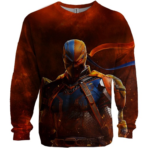 3D світшот Deathstroke - Suicide Squad (вид спереду)