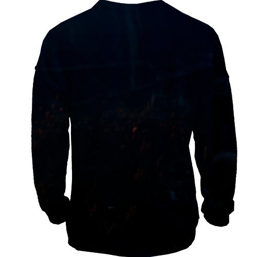 3D свитшот STALKER в противогазе (вид сзади)