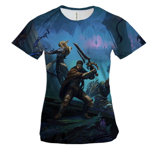 Жіноча 3D футболка WoW - The War Within (вид спереду)