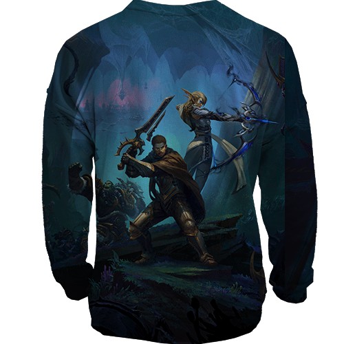 3D світшот WoW - The War Within (вид ззаду)