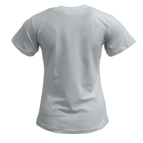 Жіноча 3D футболка Astro Bot Game (вид ззаду)