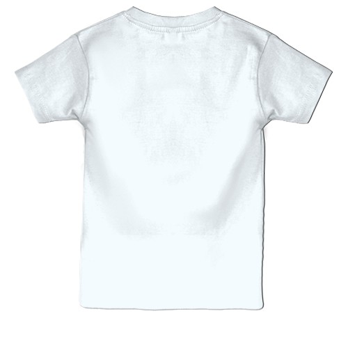 Детская 3D футболка Astro Bot Game (вид сзади)