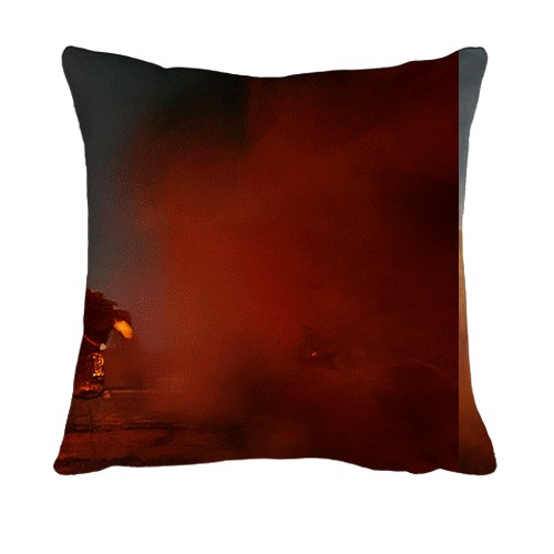 3D подушка Battlefield REDSEC (вид сзади)