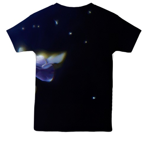 Детская 3D футболка Evernight - Honkai Star Rail (вид сзади)