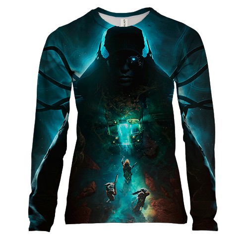 Жіночий 3D лонгслів Destiny 2 The Edge of Fate (вид спереду)