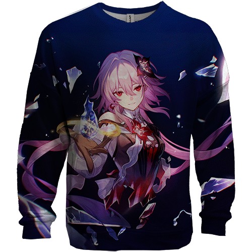 3D свитшот Evernight - Honkai Star Rail (вид спереди)