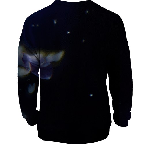 3D свитшот Evernight - Honkai Star Rail (вид сзади)