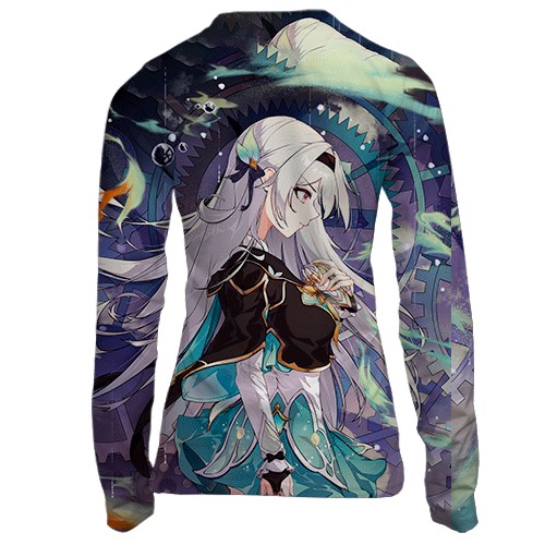 Жіночий 3D лонгслів Firefly - Honkai Star Rail (вид ззаду)