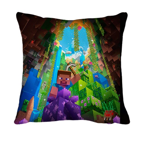 3D подушка Minecraft Bedrock Edition (вид ззаду)