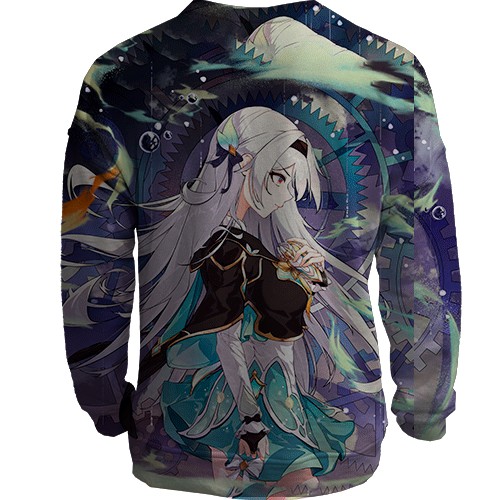 3D свитшот Firefly - Honkai Star Rail (вид сзади)