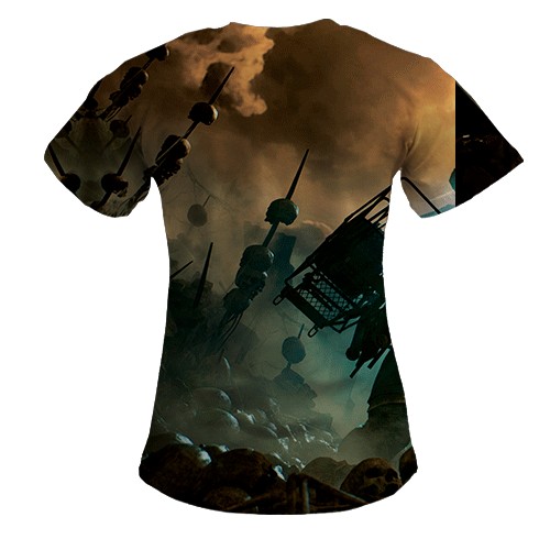 Женская 3D футболка The Forever Winter (вид сзади)