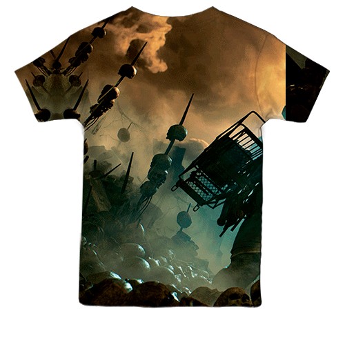 Детская 3D футболка The Forever Winter (вид сзади)