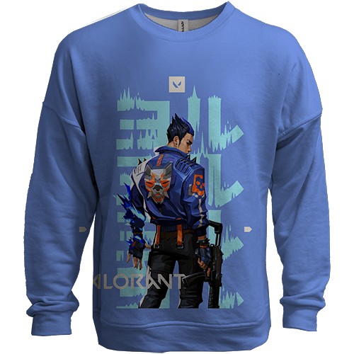 3D світшот Yoru - Valorant (вид спереду)