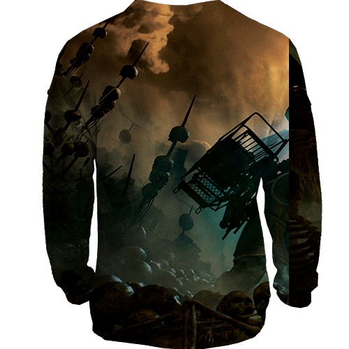 3D свитшот The Forever Winter (вид сзади)