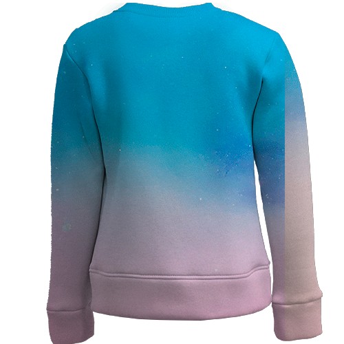 Детский 3D свитшот GRIS x Neva (вид сзади)