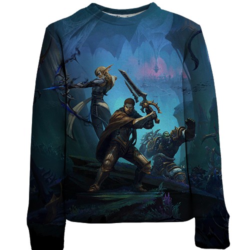 Дитячий 3D світшот WoW - The War Within (вид спереду)