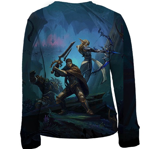 Дитячий 3D світшот WoW - The War Within (вид ззаду)