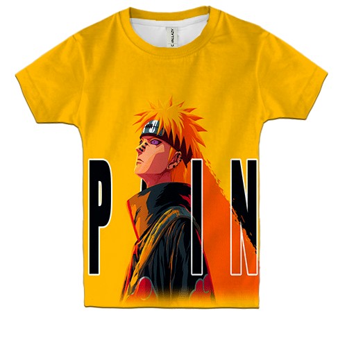 Дитяча 3D футболка PAIN - Naruto (вид спереду)