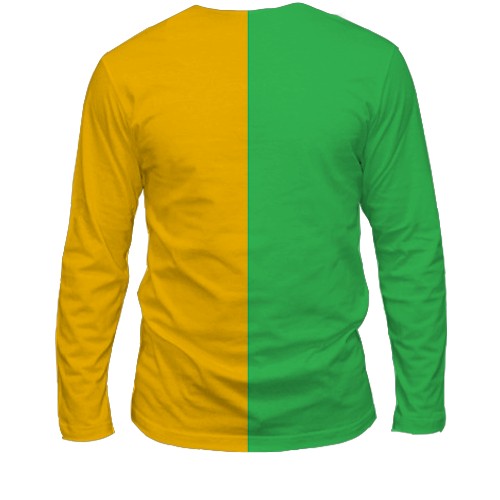 Чоловічий 3D лонгслів Eren Yeager Laughing (вид ззаду)