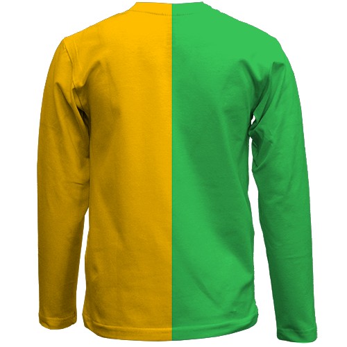 Дитячий 3D лонгслів Eren Yeager Laughing (вид ззаду)