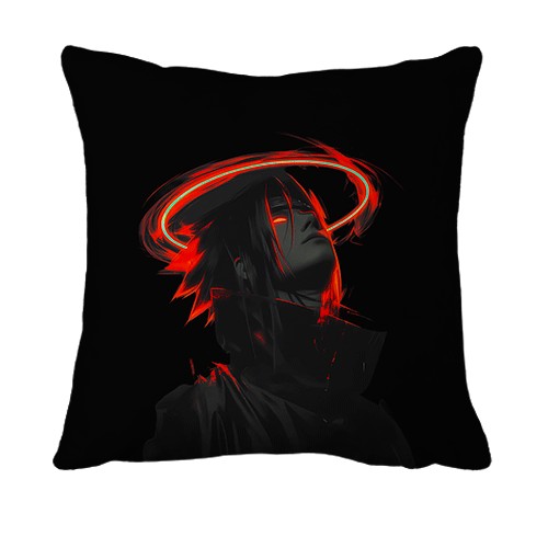 3D подушка Sasuke Uchiha dark (вид спереди)