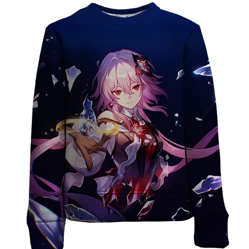 Дитячий 3D світшот Evernight - Honkai Star Rail (вид спереду)