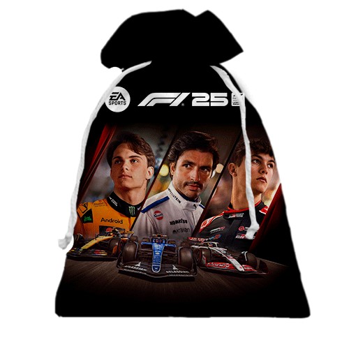 3D Подарочный мешочек F1 25 Cover Art (вид спереди)
