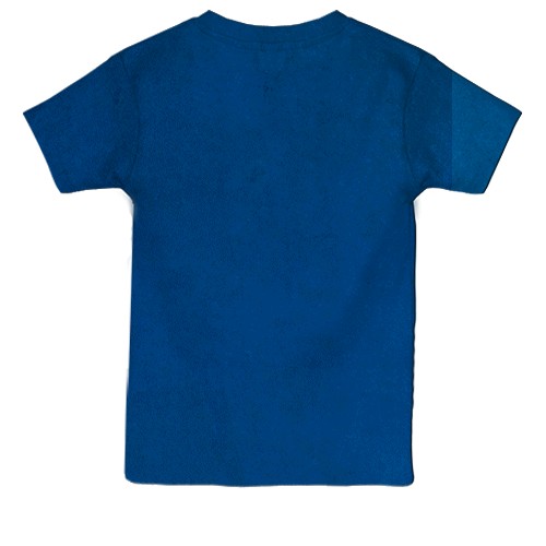 Дитяча 3D футболка Jinx, blue aesthetic (вид ззаду)