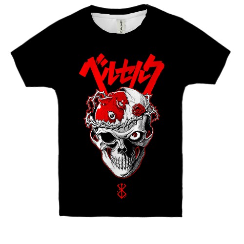 Дитяча 3D футболка Skull Knight Berserk (вид спереду)