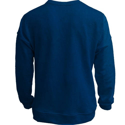 3D світшот Jinx, blue aesthetic (вид ззаду)