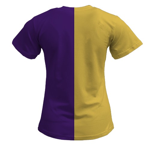 Женская 3D футболка Kobe Bryant Tribute (вид сзади)