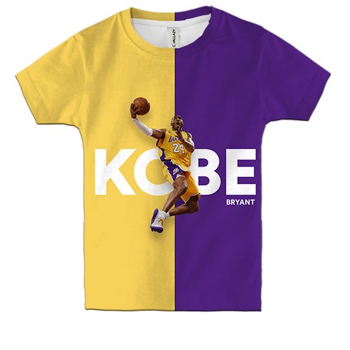 Детская 3D футболка Kobe Bryant Tribute (вид спереди)