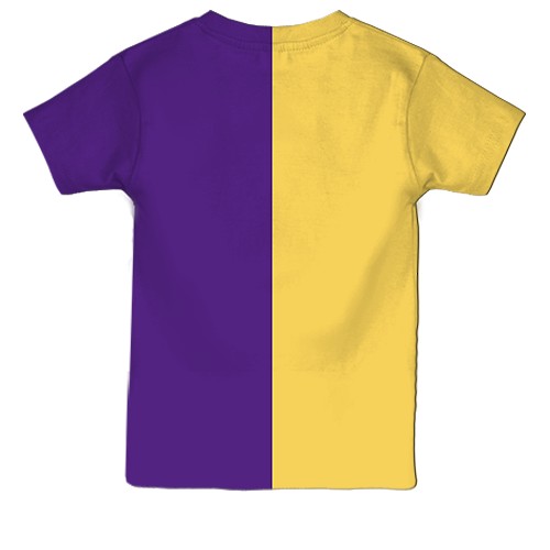 Детская 3D футболка Kobe Bryant Tribute (вид сзади)