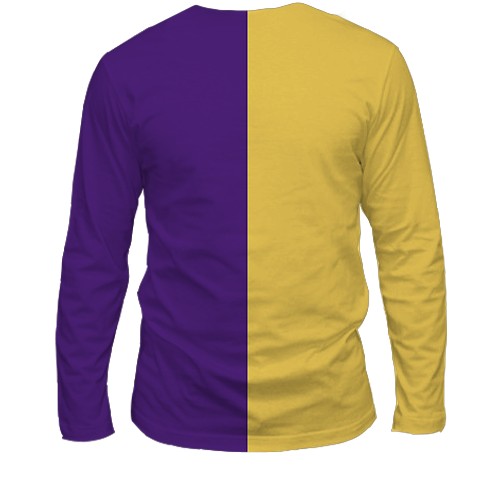 Мужской 3D лонгслив Kobe Bryant Tribute (вид сзади)