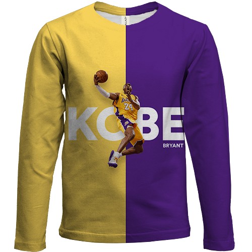 Дитячий 3D лонгслів Kobe Bryant Tribute (вид спереду)