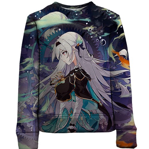 Дитячий 3D світшот Firefly - Honkai Star Rail (вид спереду)