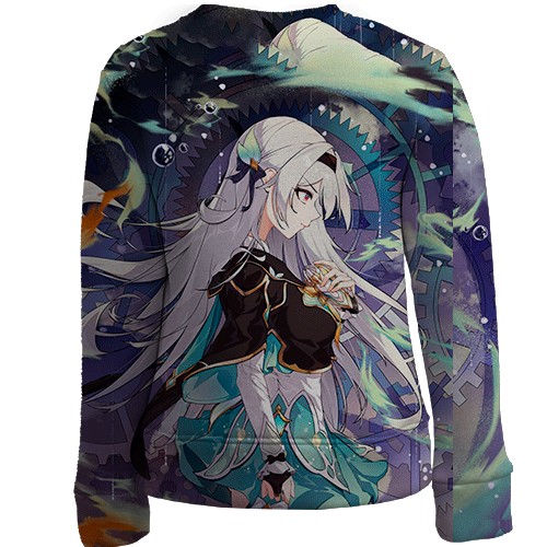 Дитячий 3D світшот Firefly - Honkai Star Rail (вид ззаду)