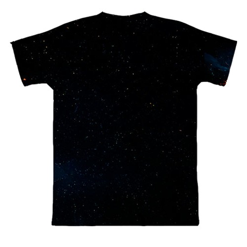 3D футболка Санта на коне (вид сзади)