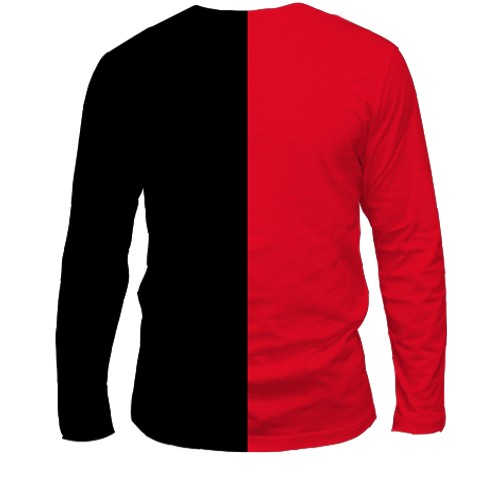 Чоловічий 3D лонгслів Spider-Man Logo Minimalism (вид ззаду)