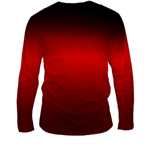 Мужской 3D лонгслив Knuckles TV (вид сзади)