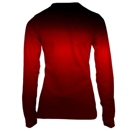 Жіночий 3D лонгслів Knuckles TV (вид ззаду)